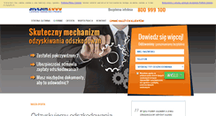Desktop Screenshot of odszkodowania.silesia2000.pl