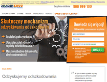 Tablet Screenshot of odszkodowania.silesia2000.pl